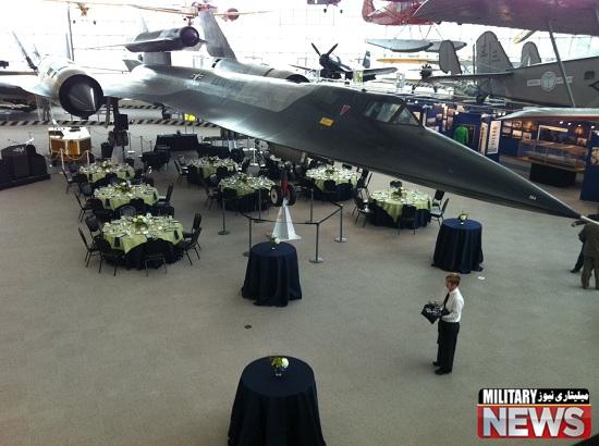 sr-71 blackbird museum سریع ترین هواپیمای جهان در موزه